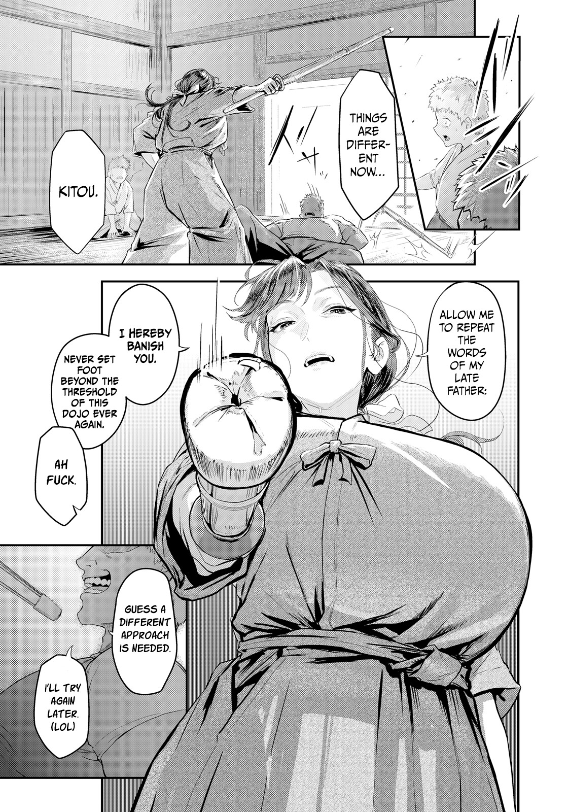 Hentai Manga Comic-Kudan's Sword-Read-8